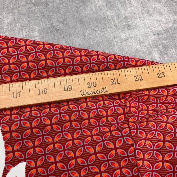 ODO Shirt‎ Men XLarge Red White Floral Tropical Hibiscus Aloha Casual VTG - Picture 6 of 9